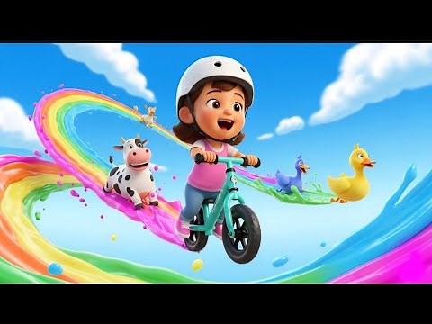 Let's Go on a Bike Ride! ☀️ The Happy Bicycle Song 🚲 A Super Fun Sing Along Song for Toddlers & Kids