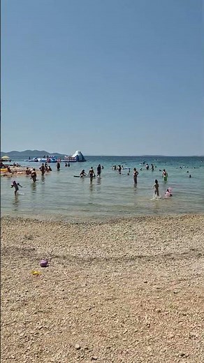 Pilatuša beach, Pakoštane #utazás #nyaralás #beach www.horvatlaguna.hu