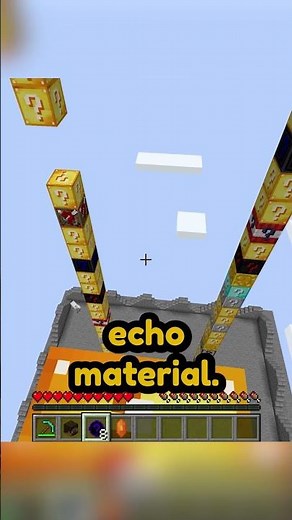 is it a mustache or a nose? #minecraft #minecraftshorts