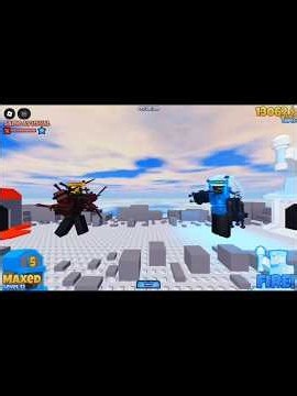The battle bricks Tarnished sword vs Tarnished slinger⚡ #thebattlebricks #roblox