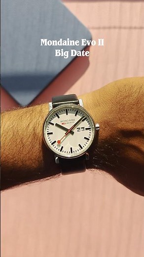 Mondaine Evo II Big Date Swiss Railway Watch