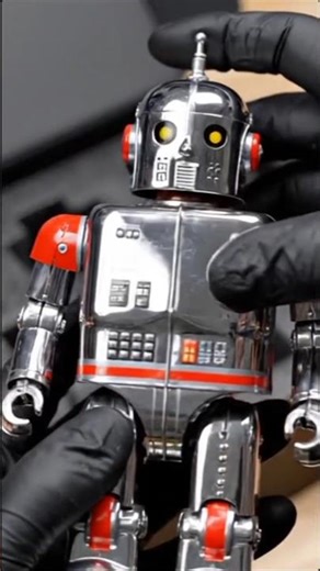 UNBOXING THE HOLY GRAIL OF VINTAGE ROBOTS! Super Rare Tin Toy - Lights & Propeller Spin!