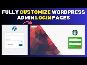 How to Fully Customize LOGIN PAGE in WORDPRESS | Design Wordpress Admin Login Page 🔥🔥