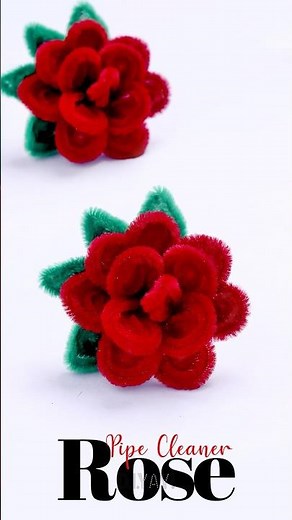 How to Make a Rose with Pipe Cleaner 🌹 | Easy DIY Flower Craft