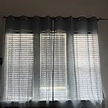 Pitalk Cream Linen Curtains 94 Inches Long 2 Panel Set for Living Room Grommet Eyelet Top Light Filtering Semi Sheer Privacy Puddle Length Long Curtain Ivory Colored Drapes for Bedroom 52 x 94 Length