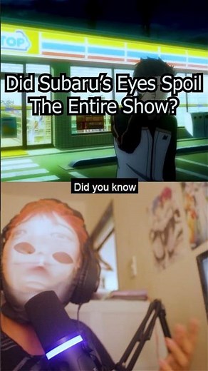 Why Subaru's eyes cursed his entire life #rezero #anime #foreshadowing