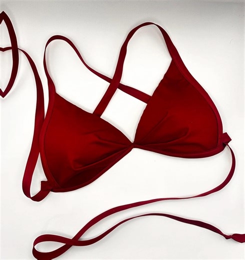 Triangle Cross Back Bra for Tahitian Dance - Etsy