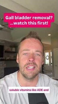 Gallbladder removal? ... Watch this first!