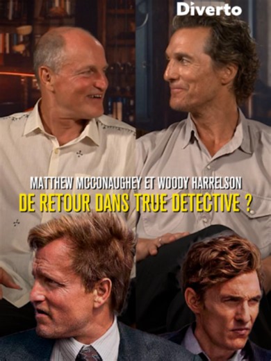 "Je ne veux plus jamais revoir la tête de Rust Cohle..." 😂 Matthew Mc...