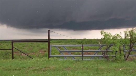 Likely tornado hits Texas as storms sweep across region
