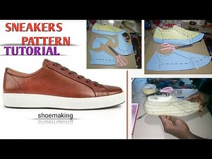 How to make sneakers pattern #shoemaking #beginners
