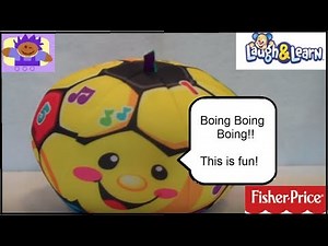 2010 Fisher Price Laugh & Learn Singin' Soccer Ball Plush toy