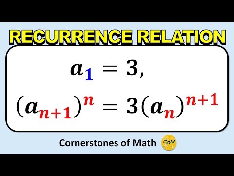 This Recurrence Relation is a PIECE OF CAKE. I Promise.