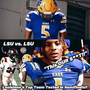 Louisiana’s Top Team FINALLY Tested in Semis!! | No. 1 Edna Karr vs. No. 4 Catholic-B.R. (FULL GAME)