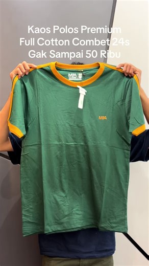 Kaos Polos Premium Full Cotton Combet 24s untuk Olahraga