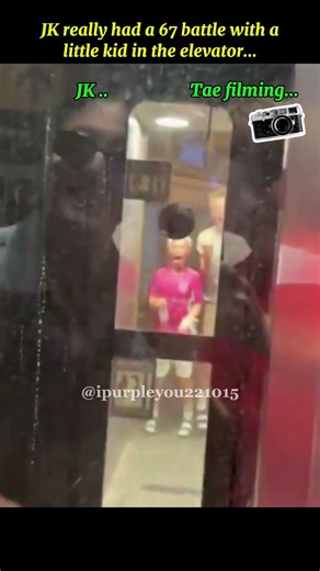 JK really had a 67 battle with alittle kid in the elevator...