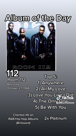 112 - Room 112 #albumoftheday #112 #room112 #fyp #listentomenow #rnbvibes #rnbclub #albumreviews #rnbmusic #MyDolceMoment #forthesoul #music #playlist #musicpage #musicheals #rnbgang #rnbthrowbacks #rnbartist #favoritemusic