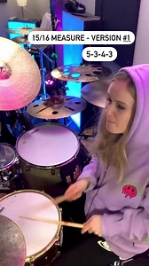 60K views · 4.8K reactions | some groove examples of a 15/16 measure. Main feel is based on 5-3-4-3. Enjoy! Free loop available on my website. ❤️ | Anika Nilles | Facebook