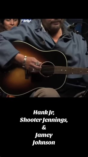 Throwback Thursday. Jamey Johnson, Hank Williams Jr. and Shooter Jennings covering Waylon Jennings’ “Waymore’s Blues” on Sirius XM Outlaw Country radio show. Video credit: @siriusxmoutlaw / Jerri Senn (TT) | Jamey Johnson