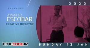 دانلود پروژه آماده پریمیر : تیزر تبلیغاتی همایش و سخنرانی Event Promo Conference K – تایم کد