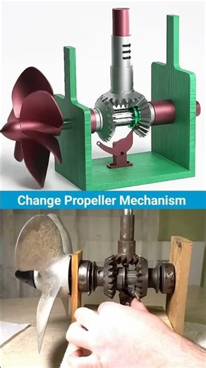 Change Propeller Rotation Mechanism ❓ | Explained with 3D Design