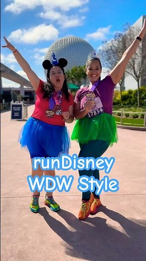 runDisney WDW Style #disneyworld #princessmarathon #epcot #disneyparks
