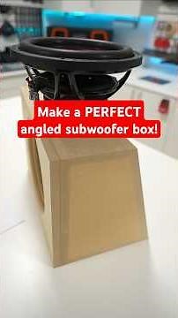 Make a PERFECT wedge subwoofer enclosure box with THESE TIPS!