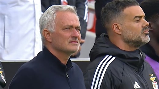 本菲卡默哀送别名宿，穆里尼奥前助教路洛，穆帅泪洒赛场