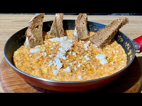 Αυγά με Ντομάτα | Εύκολη Συνταγή Στραπατσάδα ή Καγιανάς!