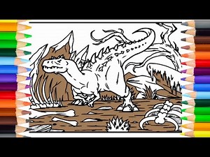 Coloring Pages Dinosaur, Indoraptor, Jurassic World
