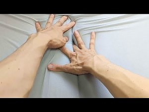 ASMR Sound of hands playing with sheets