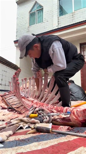 Textbook Slaughter Technique #meat