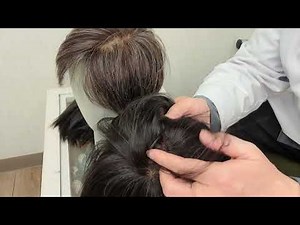 かつらの作成の裏側。かつら作りにおける熟練の技術と大変な作業の事情。本当に大変で精密な作業です。オーダーメイドかつらは手植え以外は不自然になります。