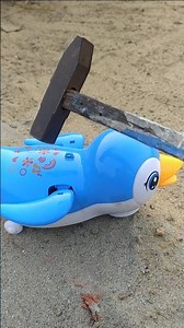 Rc penguin lovely toy testing