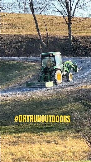 John Deere 3046R and Frontier Land Plane - filming #50 #homestead #johndeere #tractor #driveway