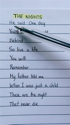 Avicii - The Nights Lyrics Meaning Explained