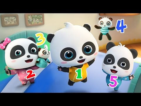 Five Little Pandas | Baby Panda Family | Nursery Rhymes & Kids Song | Baby Panda
