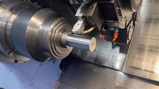 Sometimes I use a G 92 threading cycle to do rough turning. Same principal just use it for turning rather than threading. #learn #teacher #school #Youtube #machining #satisfying #cnc | Crusader Machining