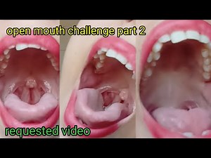 #open mouth challenge 😛#part 2#requested video 🙏🏿 @PampaKhanLifestyle786 #