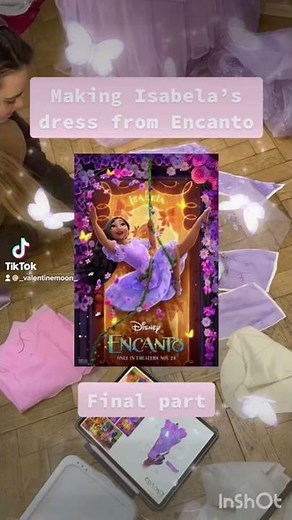 Making Isabela’s dress Encanto 💖🌸
