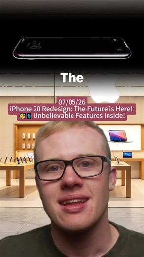 iPhone 20 Redesign: Unbelievable New Features