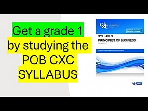 CXC POB REVISION