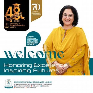 2K views · 53 reactions | Welcome to all the graduates receiving their degrees at the 48th Convocation of the University of Home Economics Lahore. | University of Home Economics Lahore | Facebook