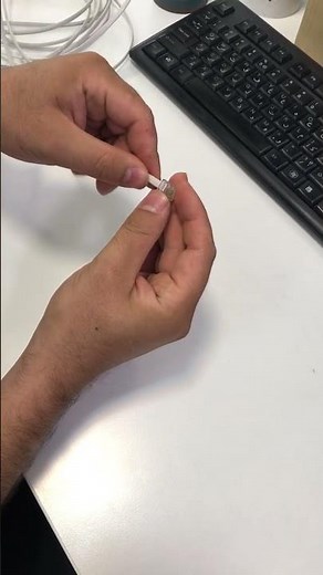 نحوه ساخت کابل تلفن با سوکت RJ11 سوکت زدن سیم تلفن - How To Make A Telephone Cable RJ11 #shorts