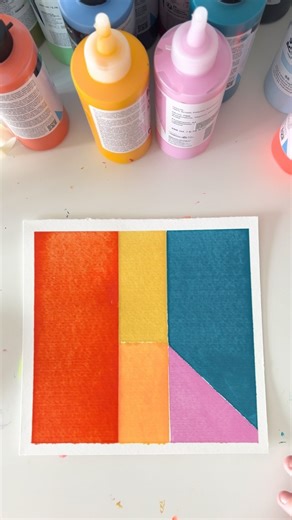 59K views · 6.8K reactions | ¿Qué te parece esta combinación de colores? ☺️ #abstractart #abstract #acrylicpainting #acrylics #acrylpainting #acrylic #acryliconpaper | Larafdezart | Facebook