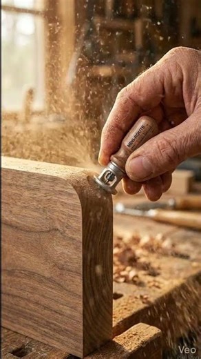 Perfect Corner Roundover with a Tiny Router 😍 | Oddly Satisfying