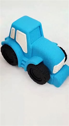 { AL } Blue Tractor Kinetic Sand ASMR #traktor #siniytraktor