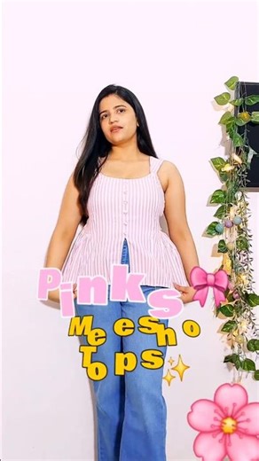 Meesho Cute & Trendy Tops for Girls🌸✨️Meesho Tops haul #meeshohaul #topshaul #outfitideas #shorts