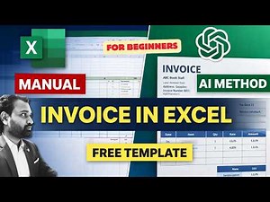 Create Invoice in Excel (Beginner Tutorial + Free Template)