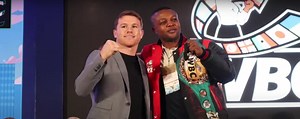 Canelo Alvarez And Ilunga Makabu Meet At WBC Convention